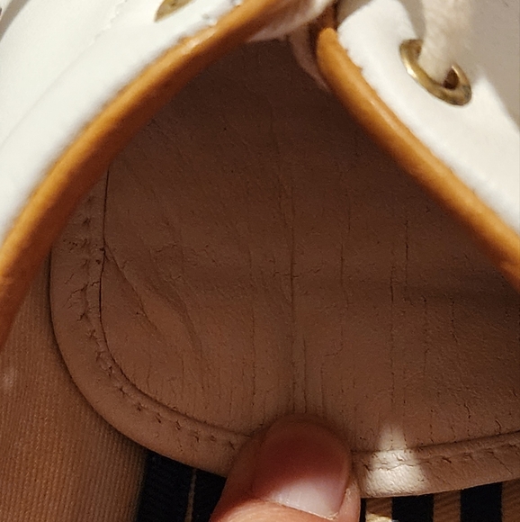 Vintage Baseball Keds Women's Champion Pennant Leather Sneaker - Picture 9 of 10